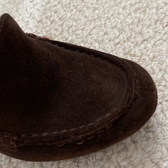 KORS Michael Kors chunky heel brown suede leather lined high heel - Picture 4 of 12